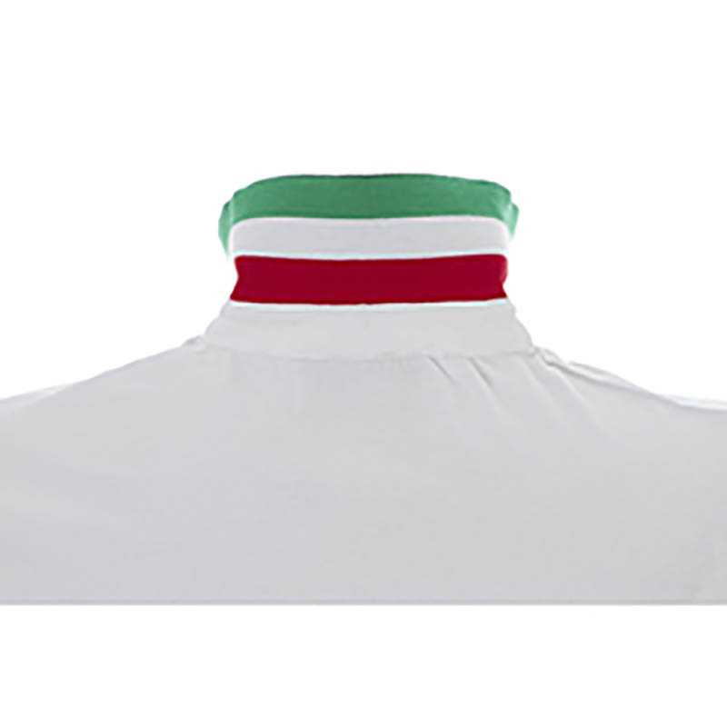 Pánska polokošeľa (RICCIONE by JR) > biela / zelená / biela / červená > XXL