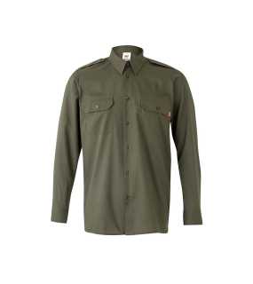 Pánska košeľa (VELILLA LS SHIRT) > hnedá (khaki) > XL