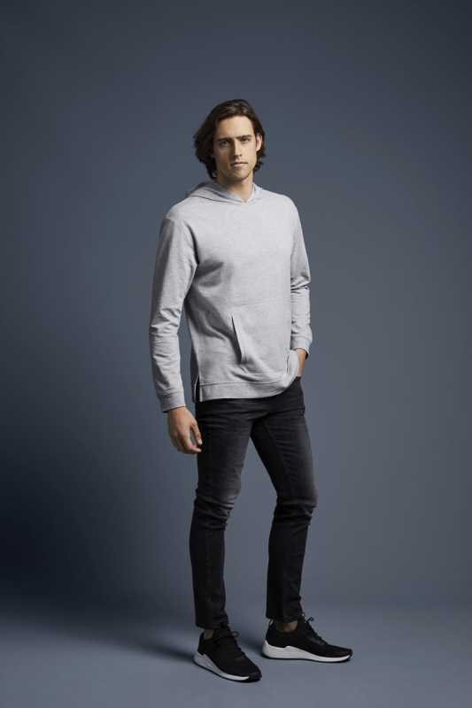 Unisex mikina (Anvil"UNISEX LIGHT TERRY HOOD") > čierna > L