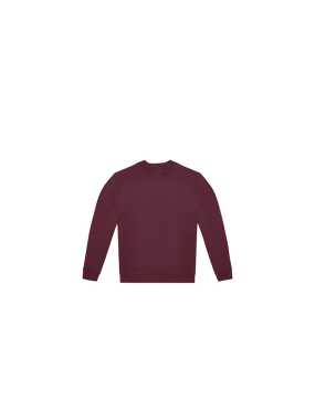 Unisex mikina (B&C ID.332 Crew) > bordová > 2XL