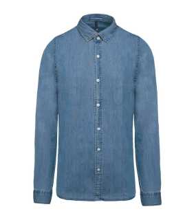 Pánska košeľa(KARIBAN MEN’S CHAMBRAY SHIRT) > modrá (chambray) > L