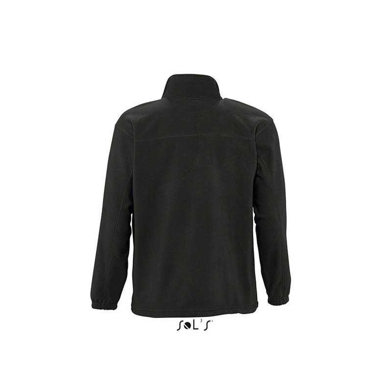 Unisex fleece mikina (SOLS UNISEX ZIPPED JACKET) > čierna > L