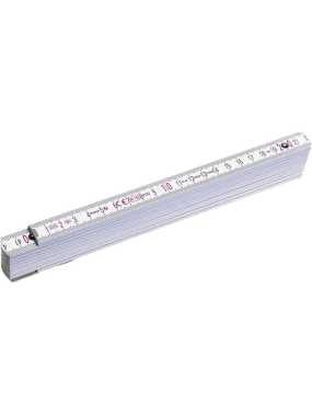 Drevené skladacie pravítko Stabila > biela