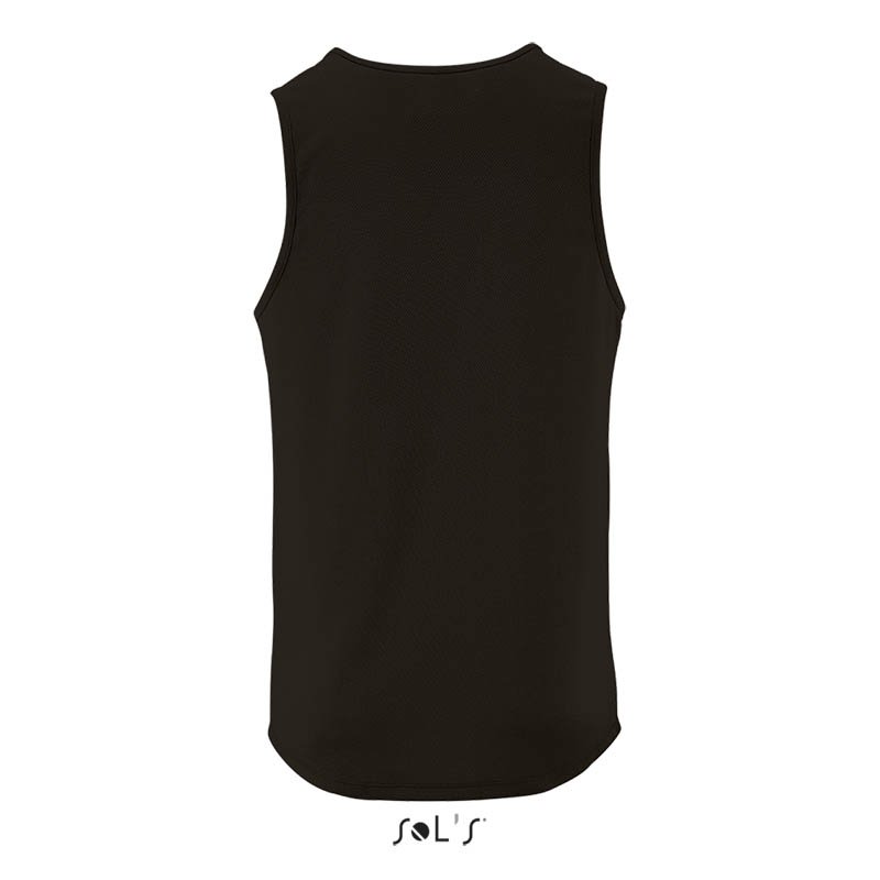 Pánske tielko (SOL'S SPORTY TT MEN - SPORTS TANK TOP) > čierna > 3XL