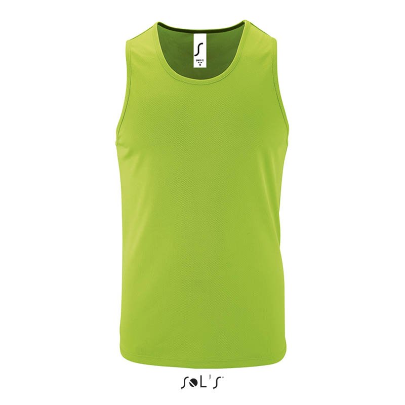 Pánske tielko (SOL'S SPORTY TT MEN - SPORTS TANK TOP) > zelená (neon) > S