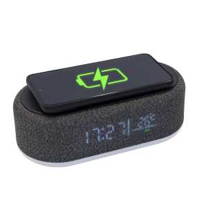 Hodiny s bezdrôtovou nabíjačkou  > čierna