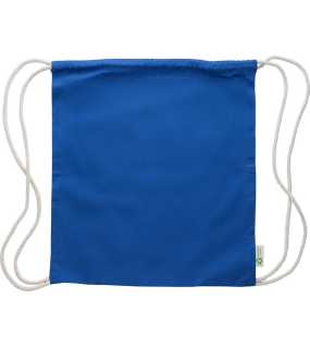 Sťahovacie vrecúško z recyklovanej bavlny > modrá