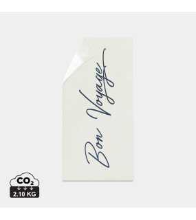 Osuška na lehátko VINGA Lounge > biela / modrá