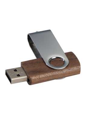 USB flash pamäť z dreva > hnedá