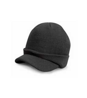 Zimná čiapka (RESULT ESCO ARMY KNITTED HAT) > šedá (charcoal)