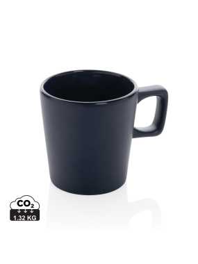 Moderný keramický hrnček na kávu > modrá (navy)