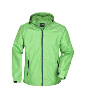 Pánska bunda (JN Mens Rain Jacket) > zelená (spring) / modrá (navy) > L