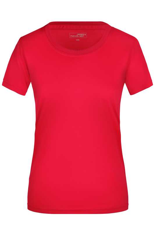 Damské tričko (JN Ladies' Active-T) > červená > 3XL
