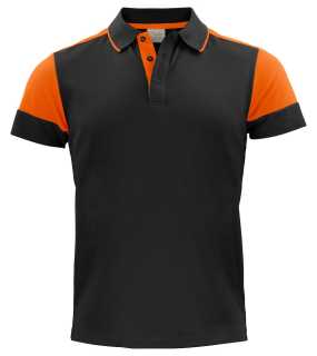Pánska polokošeľa (PRINTER PRIME POLO) > čierna / oranžová > L