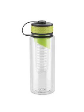 Športová fľaša s vložkou na ovocie 800 ml > zelená (light)