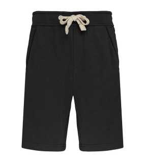 Pánske krátke nohavice (KARIBAN FLEECE SHORTS) > čierna > XL