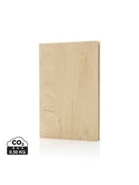 Zápisník Kavana A5 s tvrdým obalom v dekore dreva > hnedá (light)