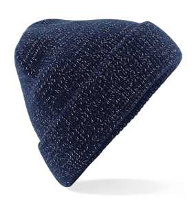 Unisex čiapka (Beechfield Reflective Beanie) > modrá (french navy)