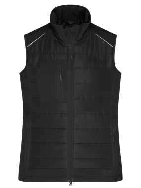 Dámska vesta (JN Ladies Hybrid Vest) > čierna / čierna > 3XL