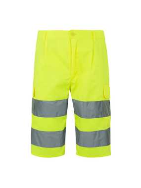 Pánske krátke nohavice (VELILLA HV SHORTS) > žltá (hi-vis) > M