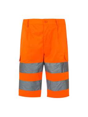 Pánske krátke nohavice (VELILLA HV SHORTS) > oranžová (hi-vis) > S