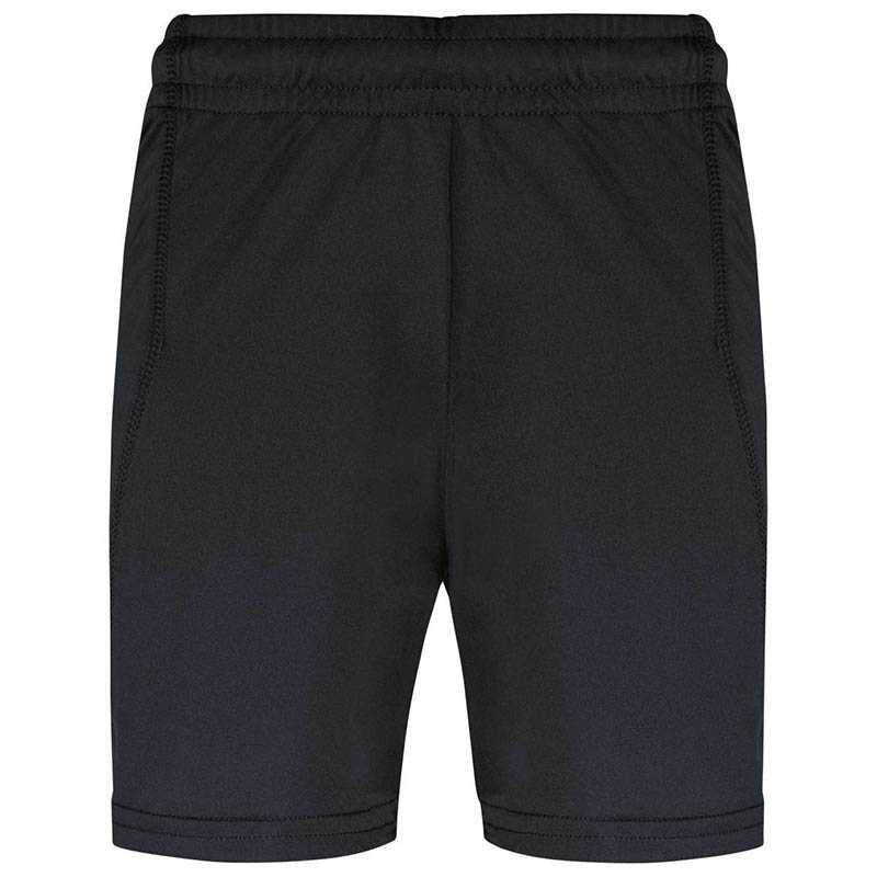 Detské športové šortky (PROACT KIDS SPORT SHORTS) > čierna > 8/10