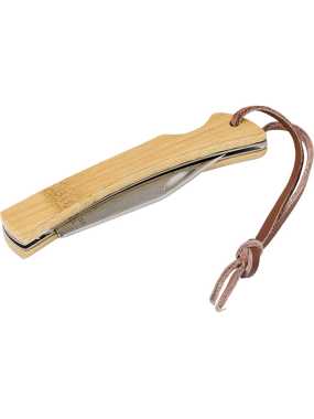 Bambusový vreckový nôž > hnedá