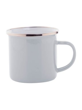 Smaltovaný hrnček > biela