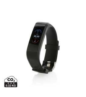 Fitness náramok Sense Fit z RCS recykl. TPU > čierna