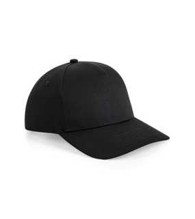 5 panelová unisex šiltovka (Beechfield Urbanwear 5 Panel Snapback) > čierna
