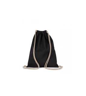 Vrecko so šnúrkami (KIMOOD SMALL RECYCLED BACKPACK WITH DRAWSTRING) > čierna (night)