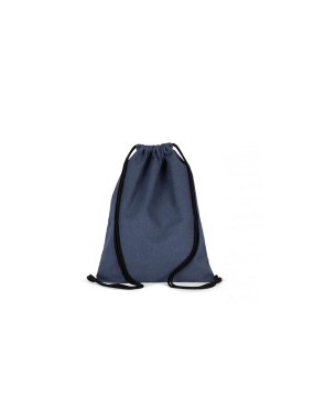 Vrecko so šnúrkami (KIMOOD SMALL RECYCLED BACKPACK WITH DRAWSTRING) > modrá (horizon)