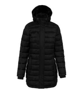 Dámska bunda (Kariban LADIES' LIGHTWEIGHT HOODED PARKA) > čierna > L