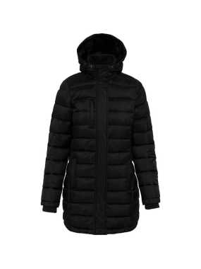 Dámska bunda (Kariban LADIES' LIGHTWEIGHT HOODED PARKA) > čierna > L