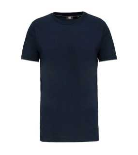 Pánske tričko(DTW MEN'S SHORT-SLEEVED DAYTODAY T-SHIRT)>modrá(navy)/strieborná>L