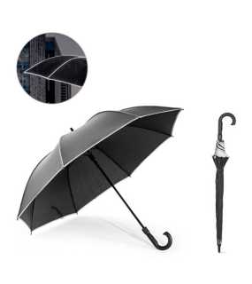 Automatický vetruodolný dáždnik > čierna