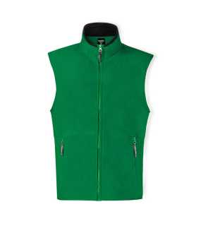 Unisex vesta > zelená / čierna > M