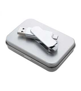 OTG USB flash disk > strieborná > 16GB
