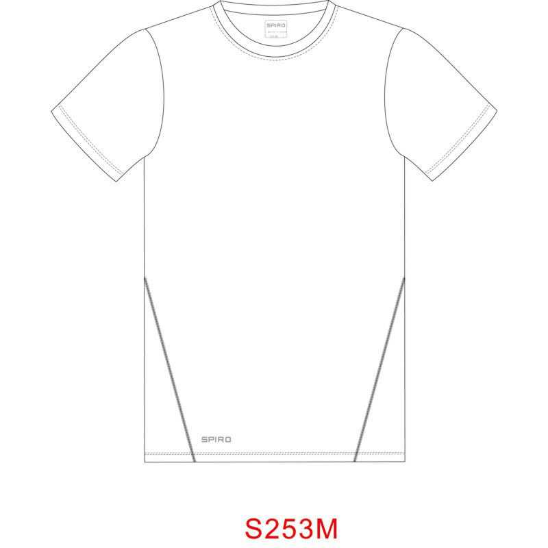 Pánske tričko (SPIRO MENS QUICK-DRY SHORT SLEEVE T-SHIRT) > biela > S