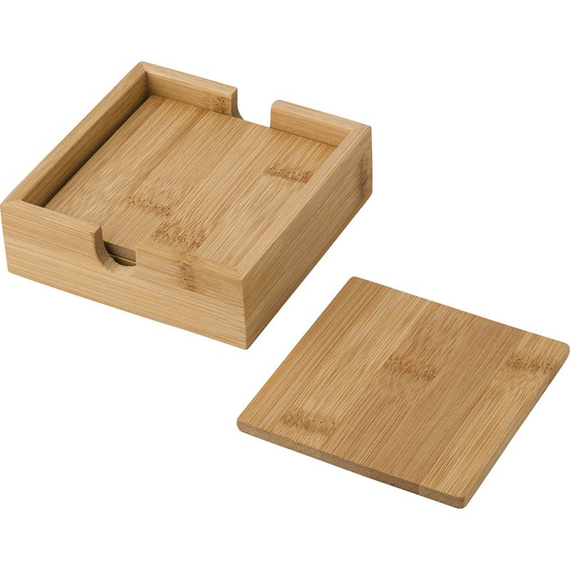 Bambusové podložky pod poháre > bambus