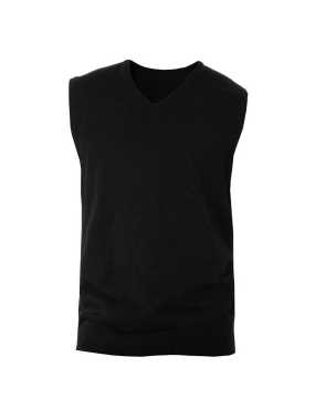 Pánsky sveter (KARIBAN MENS SLEEVELESS JUMPER) > čierna > 3XL