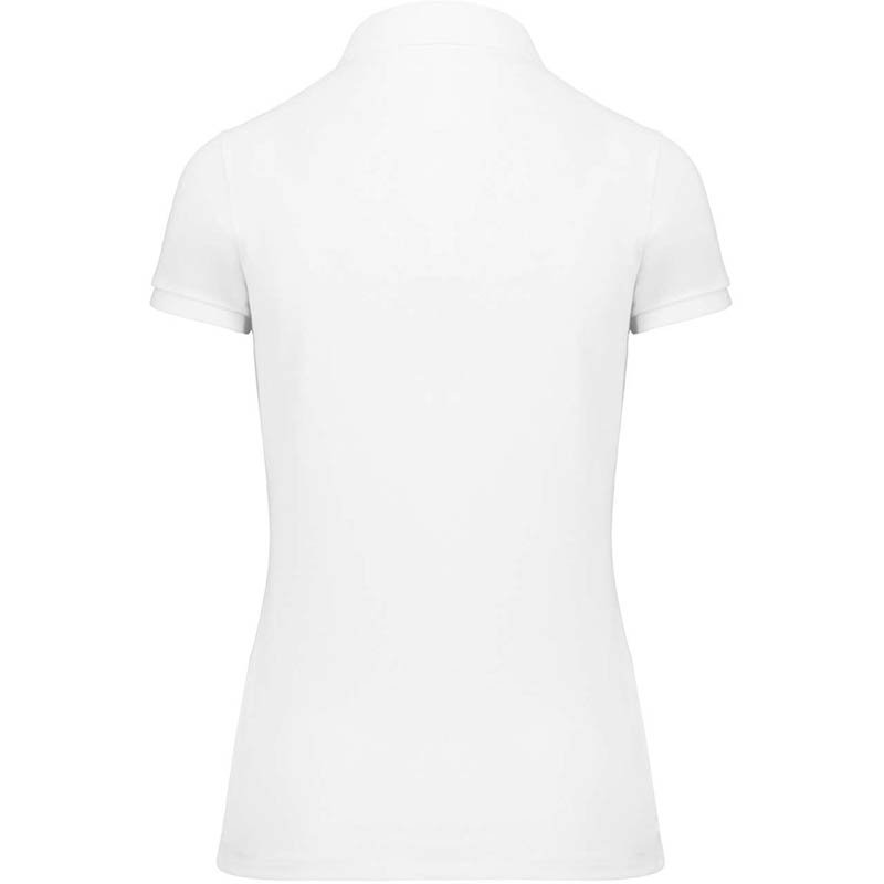 Dámska polokošeľa (Kariban LADIES' SUPIMA® SHORT SLEEVE POLO SHIRT) > biela > XS