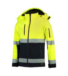 Unisex bunda (TRICORP Bi-color EN ISO 20471 Softshell) > žltá (reflexná) > 4XL