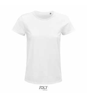 Dámske tričko (SOL'S CRUSADER WOMEN - ROUND-NECK FITTED JERSEY T-SHIRT) > biela > M