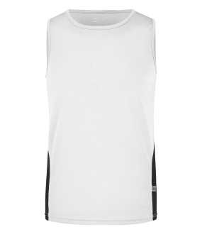 Pánske tielko (JN Men's Running Tank) > biela / čierna > L