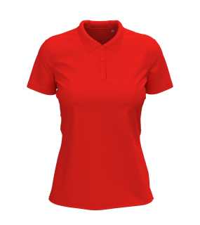 Dámska polokošeľa (Stedman Claire Polo) > červená (scarlet) > M
