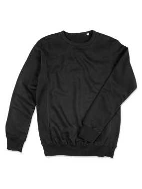 Pánska mikina (STEDMAN Active Sweatshirt) > čierna (opal) > S