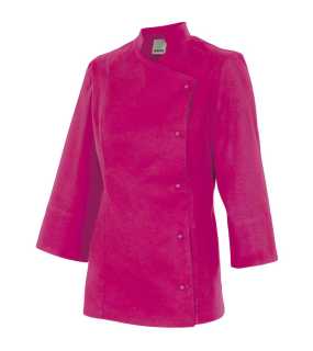 Dámska bunda (VELILLA WOMEN'S LS CHEF JACKET) > ružová (fuchsia) > 36