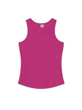 Dámske tielko (Just Cool WOMEN'S COOL SMOOTH SPORTS VEST) > ružová (hot) > L