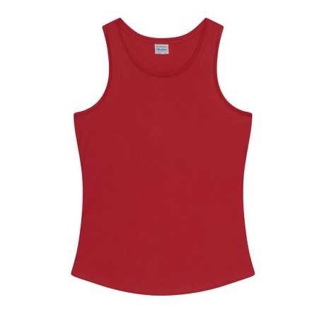 Dámske tielko (Just Cool WOMEN'S COOL SMOOTH SPORTS VEST) > červená (fire) > L